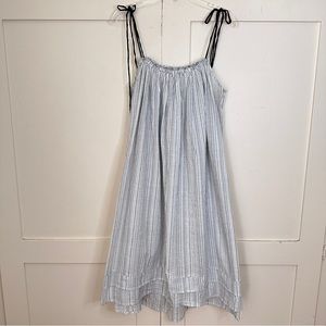 Hatch Stripe Mini Spring Summer A Line Dress Petite